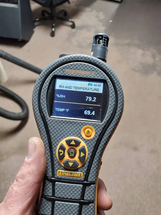Moisture meter humidity assessment for Fire & Smoke Damage Restoration in West Chester